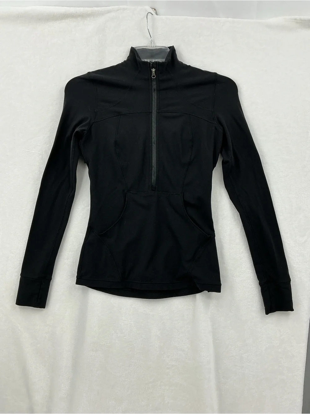 lululemon athletica Black Half-Zip Jacket 1061